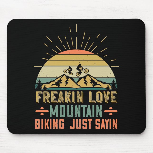 Mousepad MTB - Freakin Love Mountain Bike (Frente)