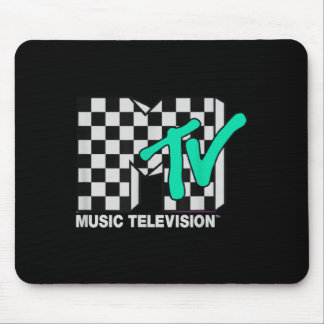 Mousepad MTV Xadrez Azul Música Televisão