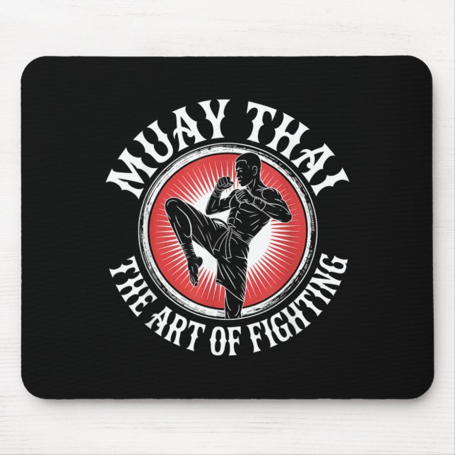 Mousepad Muay Thai A Arte de Lutar MMA (Frente)