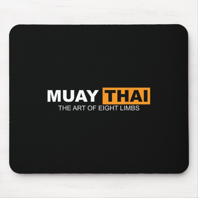 Mousepad Muay Thai A Arte Dos Oito Membros Que Gritam A Cai (Frente)