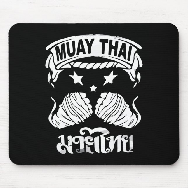 Mousepad Muay Thai Kickboxing Arte Marcial Tailandês Tradic (Frente)