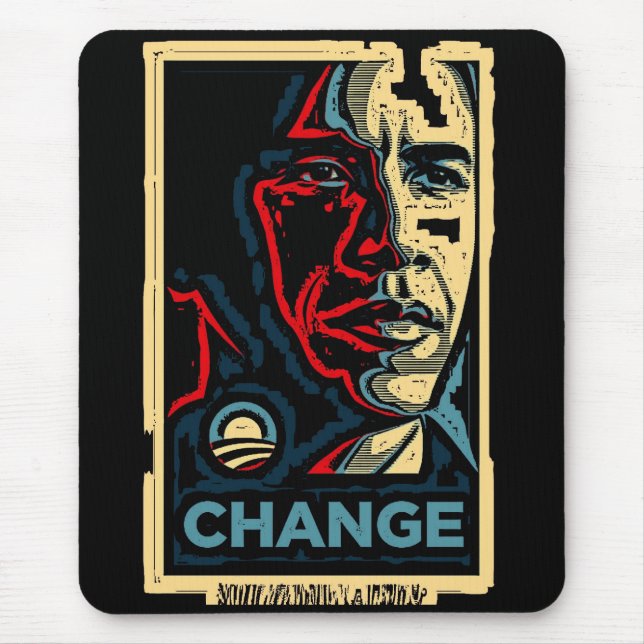 Mousepad Mudança de Obama (Frente)