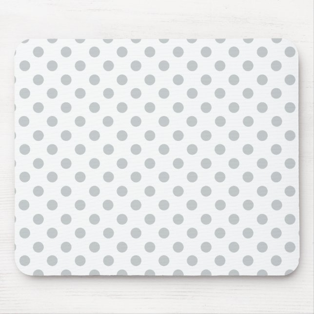 Mousepad Mude bolinhas que cinzentas todo o clique da cor (Frente)