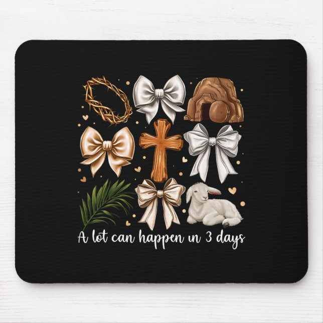 Mousepad Muita Coisa Pode Acontecer Em 3 Dias, Christian Je (Frente)
