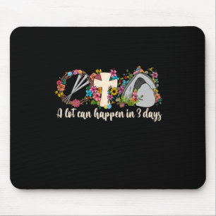 Mousepad Muita Coisa Pode Acontecer Em 3 Dias Na Igreja Da 