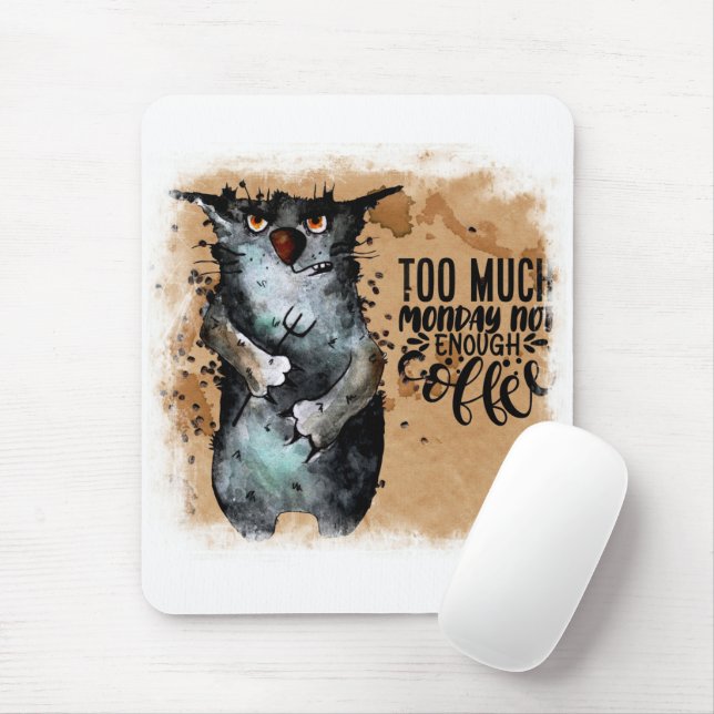 Mousepad Muita segunda-feira   (Com mouse)