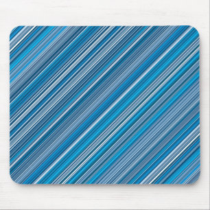 Mousepad Muitas listras multicoloridas no azul…