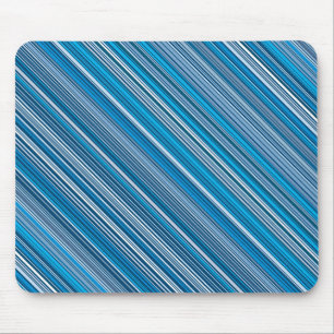 Mousepad Muitas listras multicoloridas para o azul...