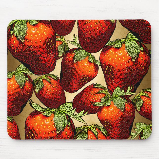 Mousepad Muitas morangos (Frente)