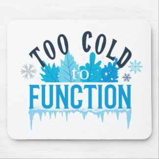 Mousepad Muito Frio para Funcionar Citação Divertida de Inv