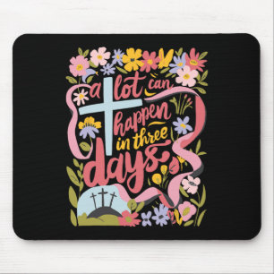 Mousepad Muito Pode Acontecer Em 3 Dias Páscoa Religiosas M