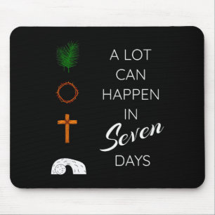 Mousepad Muito Pode Acontecer Em 7 Dias Domingo de Ramos Se