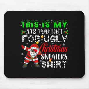 Mousepad Muito Quente Para Natal Feio Piadas De Natal Famíl