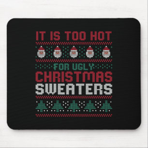Mousepad Muito Quente Para Suadores De Natal Feios Funerári