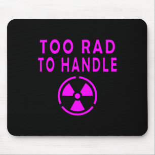 Mousepad Muito Radical Para Lidar Sinal Radioativo Símbolo 