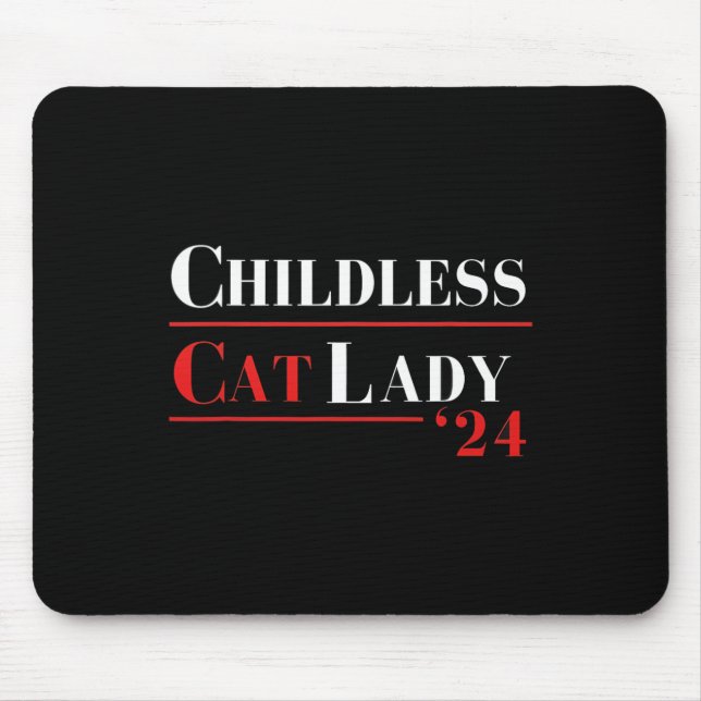 Mousepad Mulher 24 do Gato Infantil Kamala Harris President (Frente)