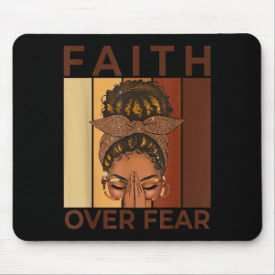 Mousepad Mulher Afro Deus Diz Que Sou Única História Negra 