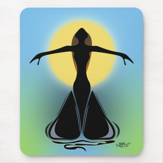 Mousepad Mulher Blooming (Frente)