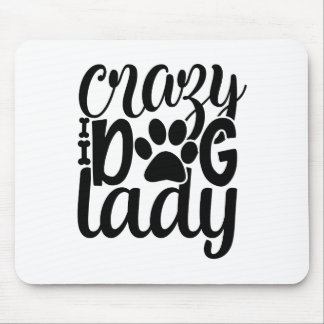 Mousepad Mulher Cachorro Louca