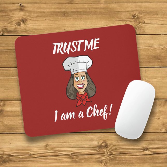 Mousepad Mulher Chefe de Cozinha (Criador carregado)