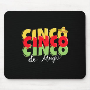 Mousepad Mulher Cinco de Mayo Partido Mexicano Fiesta Funny