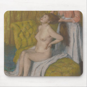 Mousepad Mulher de Edgar Degas que tem seu cabelo