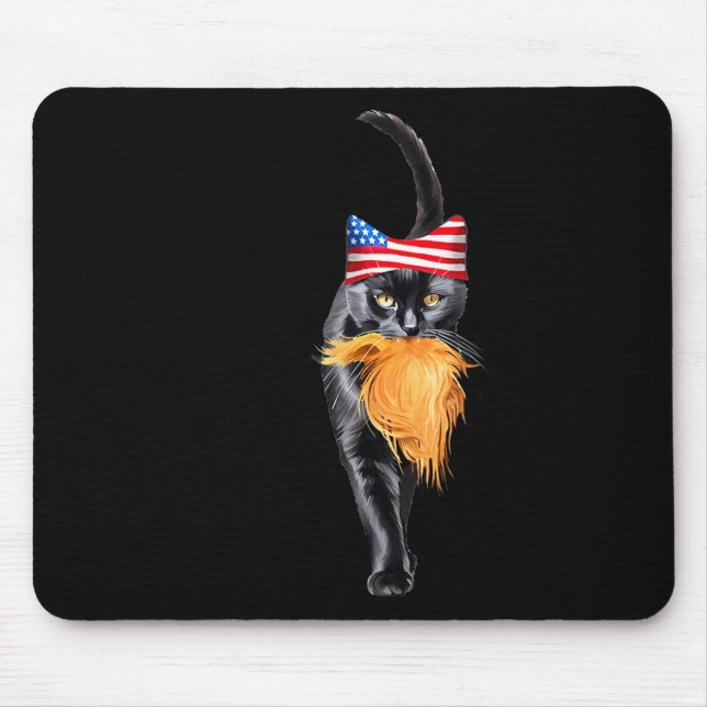 Mousepad Mulher De Gato Engraçada Sem Filhos Votando Kama (Frente)