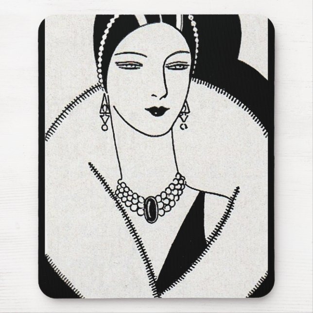 Mousepad Mulher deco de 1928 (Frente)
