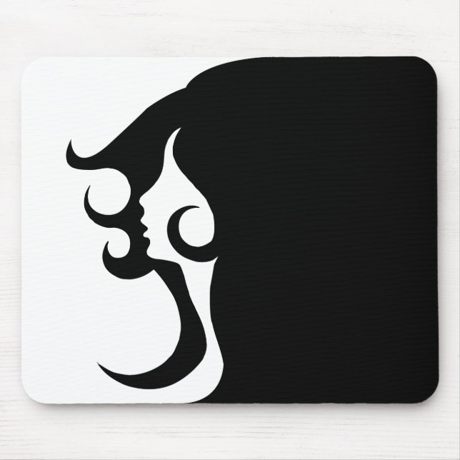 Mousepad Mulher do Retro Mod (Frente)