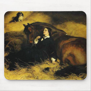 Mousepad Mulher e Cavalo