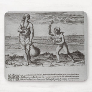 Mousepad Mulher e rapariga indianas