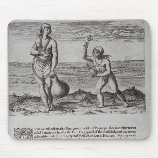 Mousepad Mulher e rapariga indianas (Frente)