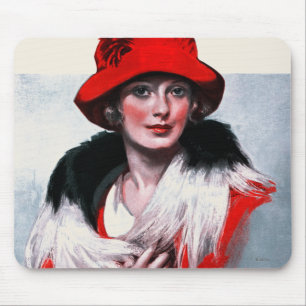 Mousepad Mulher em Red Hat