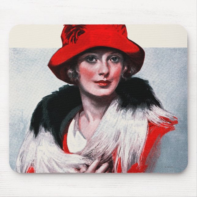 Mousepad Mulher em Red Hat (Frente)