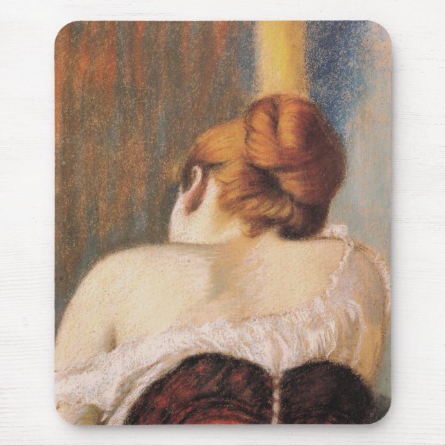 Mousepad Mulher em um Corset (por Federico Zandomeneghi) (Frente)