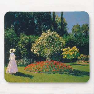 Mousepad Mulher em um Jardim, Monet