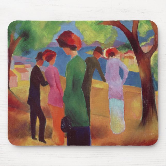 Mousepad Mulher em uma jaqueta verde, 1913 (Frente)