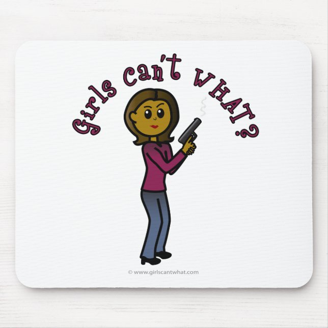 Mousepad Mulher Escura Sharpshooter (Frente)