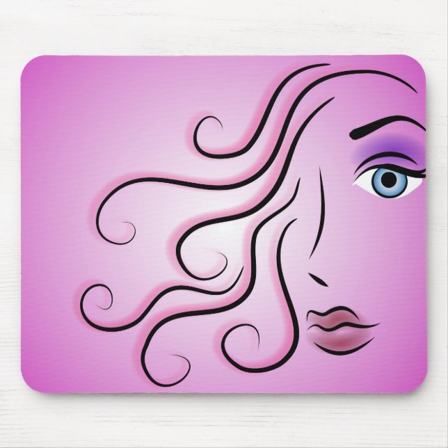 Mousepad Mulher gráfica (Frente)