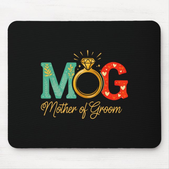 Mousepad Mulher Mãe Da Noiva Mob Mog Mãe Casando De Volta (Frente)