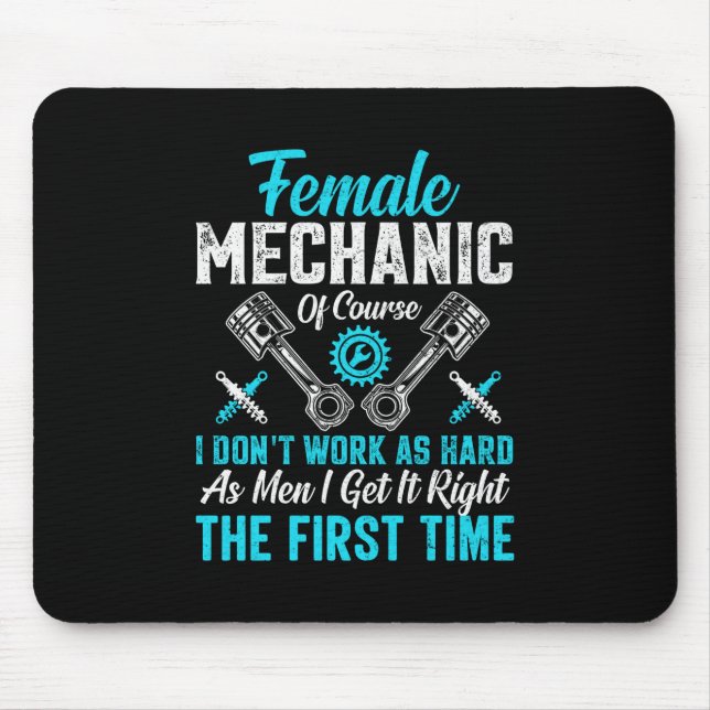 Mousepad Mulher Mecânica (Frente)