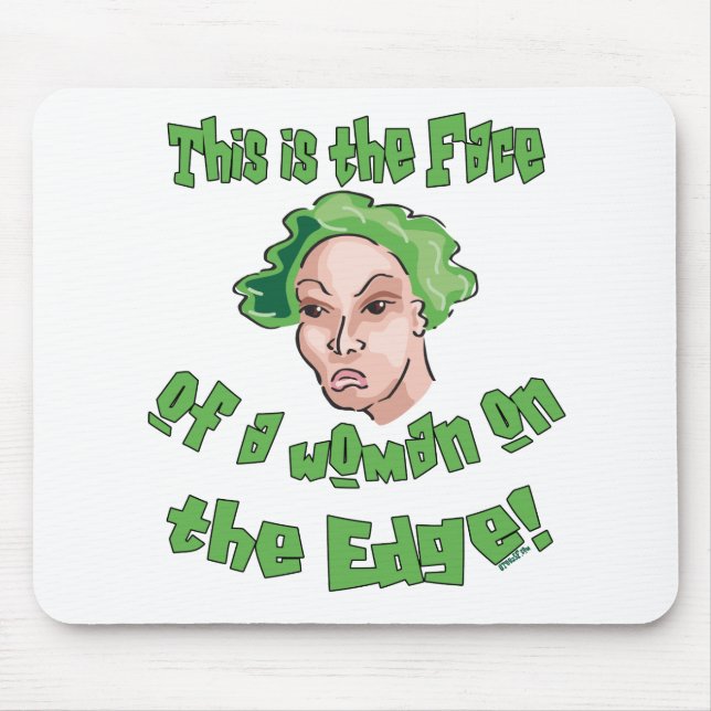 Mousepad Mulher na borda (Frente)