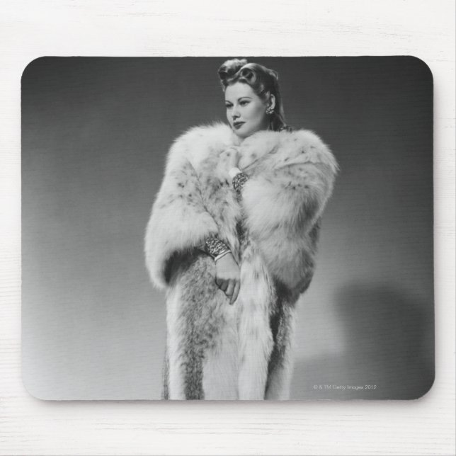 Mousepad Mulher no vestido de noite 2 (Frente)