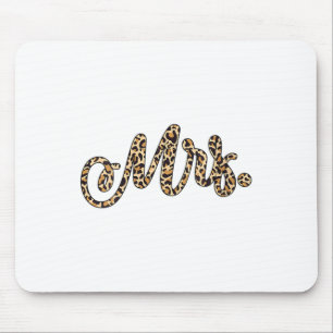 Mousepad Mulher Noiva, noiva, Sra. Leopard Imprima Match