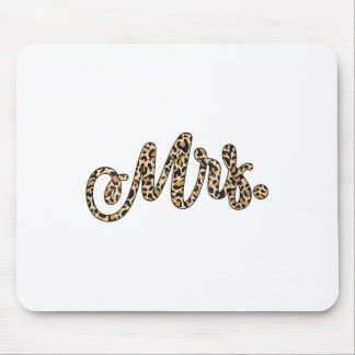 Mousepad Mulher Noiva, noiva, Sra. Leopard Imprima Match
