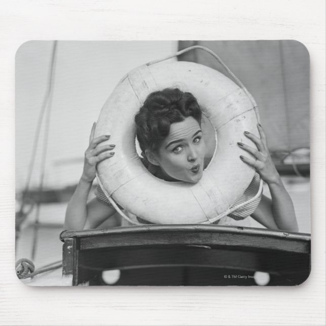 Mousepad Mulher que levanta 3 (Frente)
