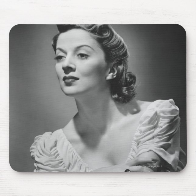 Mousepad Mulher que levanta no estúdio (Frente)