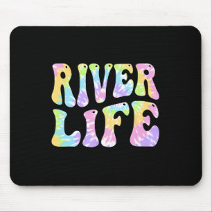 Mousepad Mulher Vagabunda da Vida no Rio Pesca Barco