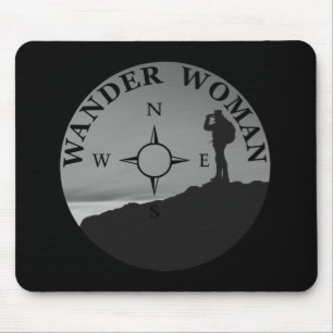 Mousepad mulher vagando por mulheres