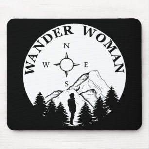 Mousepad mulher vagando por mulheres